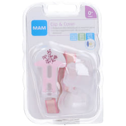 Mam Clip&Cover Porta Succhietto Colore Rosa 1 pz Altro