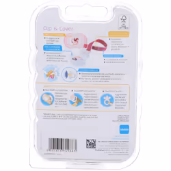 Mam Clip&Cover Porta Succhietto Colore Rosa 1 pz Altro