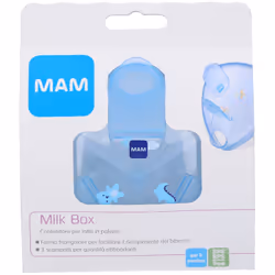 Mam Contenitore Latte In Polvere Maschio per Genitori in Movimento Formato Compatto
