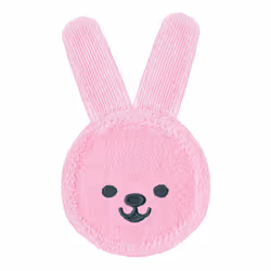 Mam Guanto Microfibra Rabbit 5+ Femmina è ideale per la pulizia della cavità orale del bambino. Realizzato in morbida microfi ...