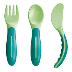 Mam Baby's Cutlery 6+ Neutro per Autonomia Set 3 Posate