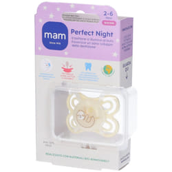 Mam Succhietto Perfect per Sviluppo Orale 2-6 Mesi Silicone Single Box