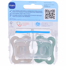 Mam Succhietto Original per Comfort 2-6 Mesi Silicone Neutro 2 Pezzi