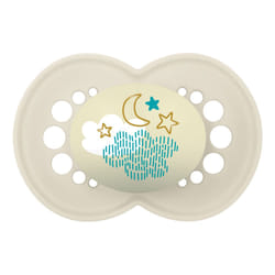 Mam Succhietto Original Night per Bambini 6+ Mesi Silicone Neutro 2 Pezzi