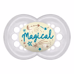 Mam Succhietto Original Night 16+ Silicone Neutro è progettato per essere delicato sulla pelle del tuo bambino grazie agli am ...