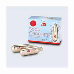 iSi 0004, Caricatore di carbonatazione, Acciaio inox, Acciaio inox, iSi Sodamaker Classic, iSi Soda Siphon, iSi Twist'n Spark ...