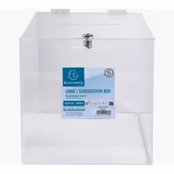 Exacompta 89158D salvadanaio Trasparente Polimetilmetacrilato (PMMA) 1 pz - Vista aggiuntiva 2