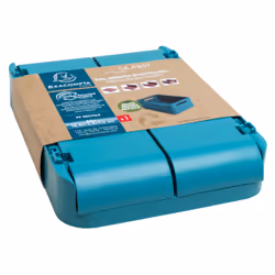 Exacompta 27034D scatola di conservazione Armadietto portaoggetti Rettangolare Polipropilene (PP) Blu - Vista aggiuntiva 8