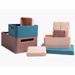 Exacompta 27234D scatola per la conservazione di documenti Polipropilene (PP) Blu - Vista aggiuntiva 5