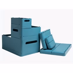 Exacompta 27234D scatola per la conservazione di documenti Polipropilene (PP) Blu - Vista aggiuntiva 6