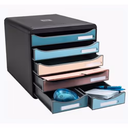 Exacompta 312606D organizzatore per cassetto di scrivania Plastica Colori assortiti - Vista aggiuntiva 4