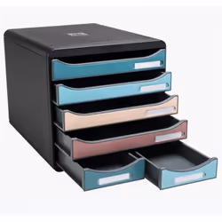 Exacompta 312606D organizzatore per cassetto di scrivania Plastica Colori assortiti - Vista aggiuntiva 5