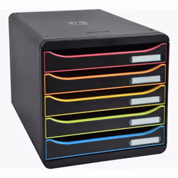 Exacompta 309914D cassettiera ufficio Nero