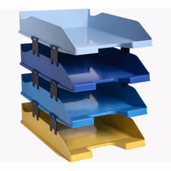 Exacompta 113202SETD vassoio da scrivania Plastica Colori assortiti - Vista aggiuntiva 4