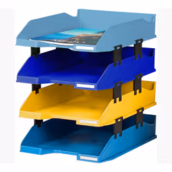 Exacompta 113202SETD vassoio da scrivania Plastica Colori assortiti - Vista aggiuntiva 6
