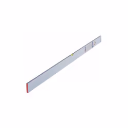 Corpo in profilato di alluminio con rinforzo centrale - peso del profilo 870 gr/metro lineare - dimensioni 100x18 mm. - 1 fia ...