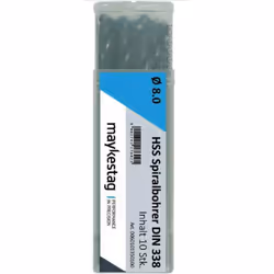 Dettagli tecnici Angolo di punta 118 ° Diametro di foratura 0.75 mm Lunghezza operativa 9 mm Lunghezza totale 28 mm Materiale ...