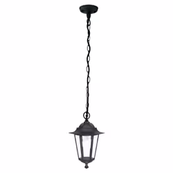 EGLO LATERNA 4, Illuminazione a soffitto da esterno, Nero, Vetro, IP44, I, Trasparente