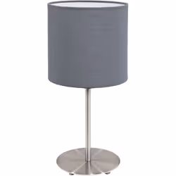 EGLO Pasteri, Grigio, Nichel, Tessuto, Acciaio, Camera da letto, Soggiorno, IP20, II, ENEC