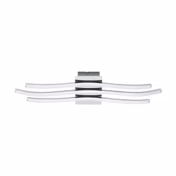 EGLO Roncade, Lampadina/e non sostituibile/i, 2400 lm, IP20, Cromo, Bianco