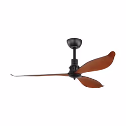 EGLO Lagos 52, Ventilatore domestico con pale, Nero, Marrone, Soffitto, Plastica, Acciaio, 27 m³, 8,95 m³/h