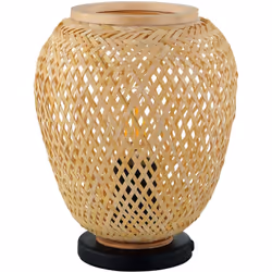 EGLO DEMBLEBY, Nero, Legno, Acciaio, Legno, IP20, II, E27, 1 lampadina(e)