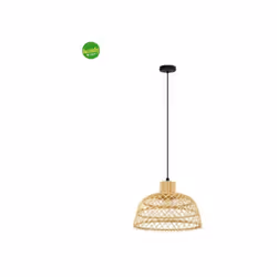 EGLO Ausnby, Supporto flessibile, Nero, Legno, Acciaio, Legno, Interno, IP20