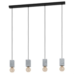 EGLO Prestwick 3 lampada a sospensione Supporto rigido E27