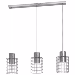 EGLO Milligan, Supporto rigido, Bianco, Zinco, Argento, Bianco, Acciaio, Interno, IP20