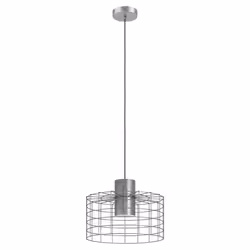 EGLO Milligan, Supporto rigido, Bianco, Zinco, Argento, Bianco, Acciaio, Interno, IP20