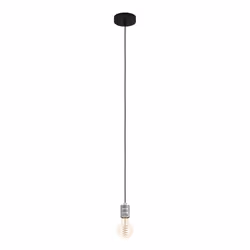 EGLO Yorth, Supporto flessibile, Nero, Argento, Nero, Argento, Acciaio, Nero, Interno