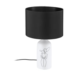 EGLO Vinoza lampada da tavolo E27 40 W Nero, Bianco