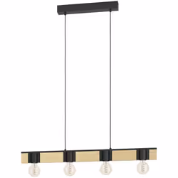 Collezione BAILRIGG ILLUMINA CON RAFFINATEZZA BAILRIGG - Il lampadario a sospensione monta portalampada E27 4X40W non inclusa ...