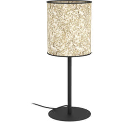 Eglo - Lampada Da Tavolo Vintage Butterburn Acciaio Nero 1 Luce E27