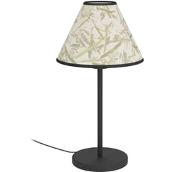 Eglo - Lampada Da Tavolo Vintage Oxpark Acciaio Nero 1 Luce E27