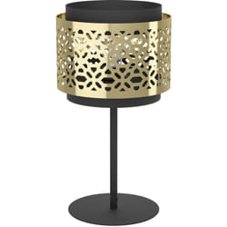 Eglo - Lampada Da Tavolo Vintage Sandbach Acciaio Nero 1 Luce E27