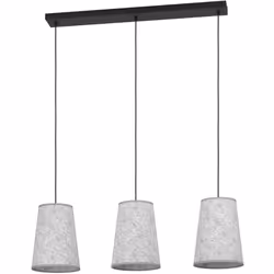 Collezione ALSAGER LO STILE SENZA TEMPO ALSAGER - Il lampadario a sospensione monta portalampada E27 3X40W non inclusa con St ...