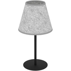 Eglo - Lampada Da Tavolo Vintage Alsager Acciaio Nero 1 Luce E27