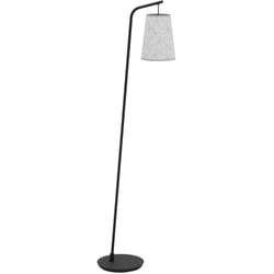 Piantana Vintage Alsager Acciaio Nero 1 Luce E27