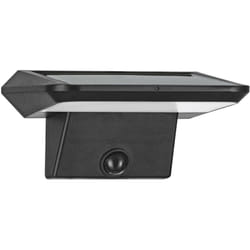 Luce Solare Esterno Moderna Porrassa Policarbonato Nero e Bianco Led