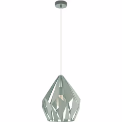 EGLO CARLTON-P, Supporto flessibile, Verde, Verde, Acciaio, II, 1 lampadina(e)