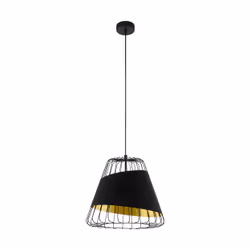 EGLO Austell, Supporto flessibile, Nero, Oro, Nero, Oro, Acciaio, Soggiorno, Interno