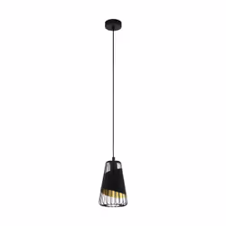 EGLO Austell, Supporto flessibile, Nero, Oro, Nero, Oro, Acciaio, Soggiorno, Interno