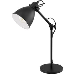 EGLO Priddy lampada da tavolo E27 Nero, Bianco