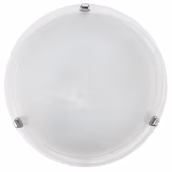 EGLO SALOME, Superficie, Rotondo, 1 lampadina(e), E27, IP20, Cromo, Bianco