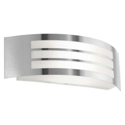Applique led da esterno Eglo leiros' grigio 25w