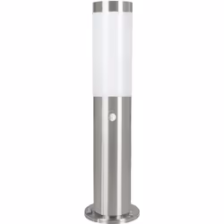 EGLO HELSINKI, Colonna/Luce a lampione da esterno, Acciaio inox, Plastica, Acciaio inox, IP44, Entrata, Giardino, Cortile, I