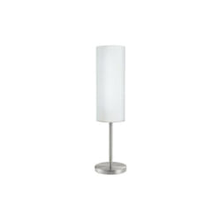 EGLO TROY 3 lampada da tavolo E27 100 W Nichel, Bianco