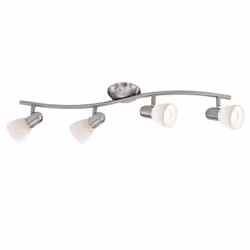 EGLO 88474, Faretto d'illuminazione da superficie, E14, 4 lampadina(e), 220-240 V, Nichel
