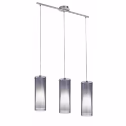 EGLO PINTO NERO, 3 lampadina(e), E27, IP20, Nero, Nichel, Trasparente, Bianco